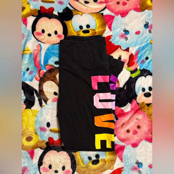 Pink Victoria’s Secret leggings - Picture 2 of 2